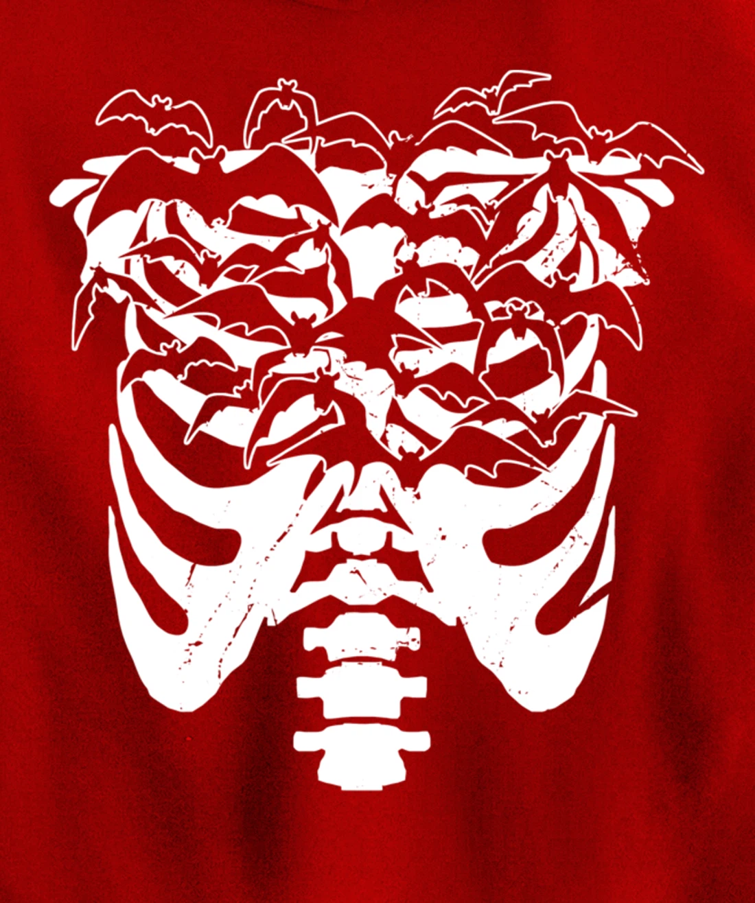 Fun Goth Pastel Goth Skeleton Bat Design Idea Pullover Hoodie