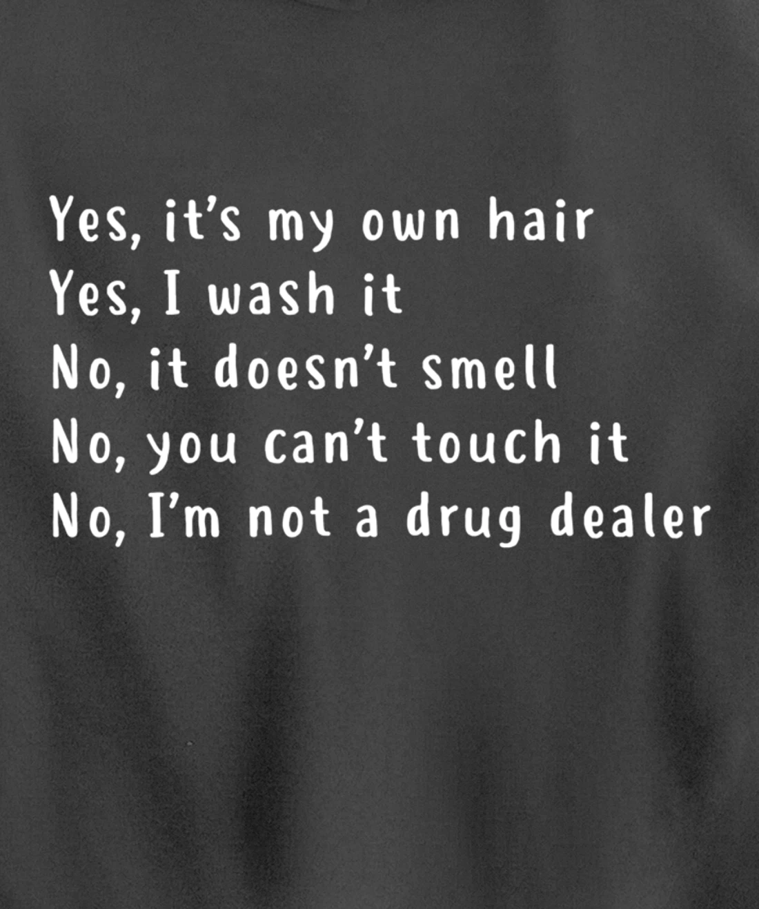 Yes, It's My Own Hair Dreadlocks Afro Natural Hair Melanin Pullover Hoodie