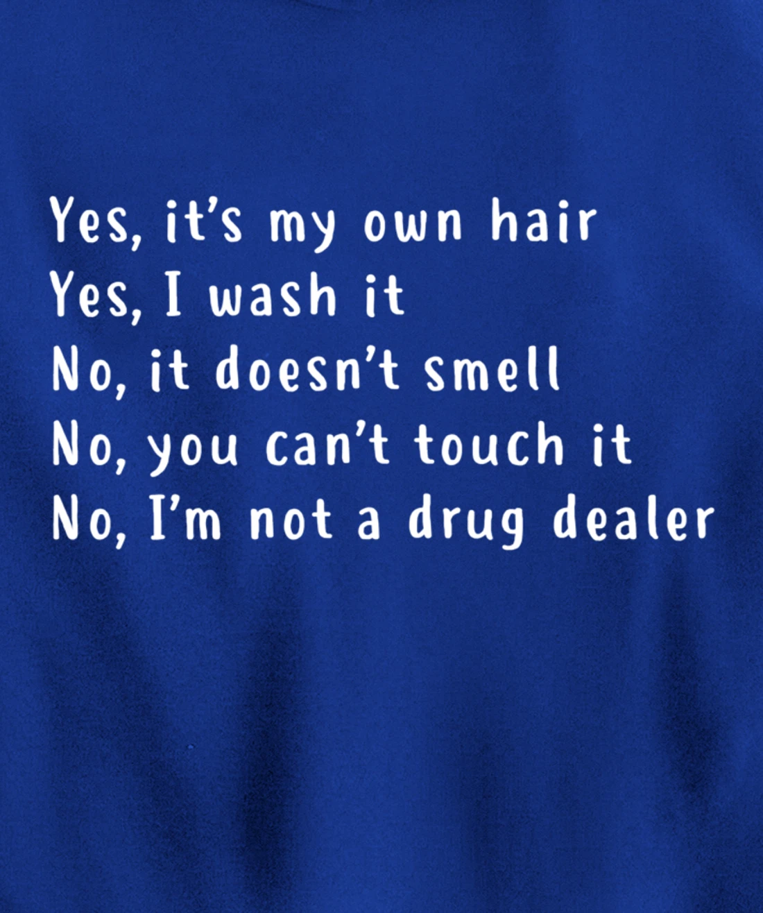 Yes, It's My Own Hair Dreadlocks Afro Natural Hair Melanin Pullover Hoodie