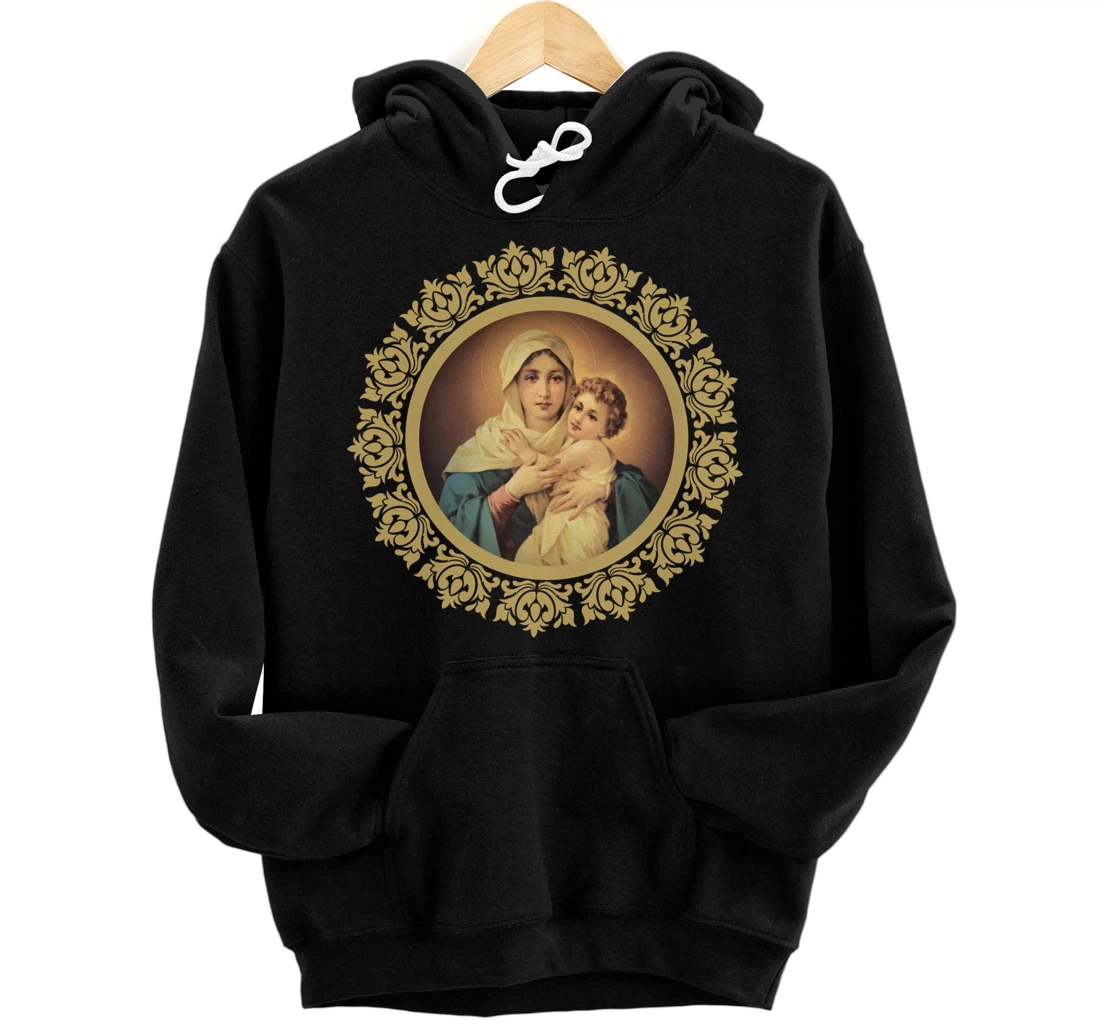 Our Lady of Schoenstatt Mother Thrice Admirable Catholic Pullover Hoodie