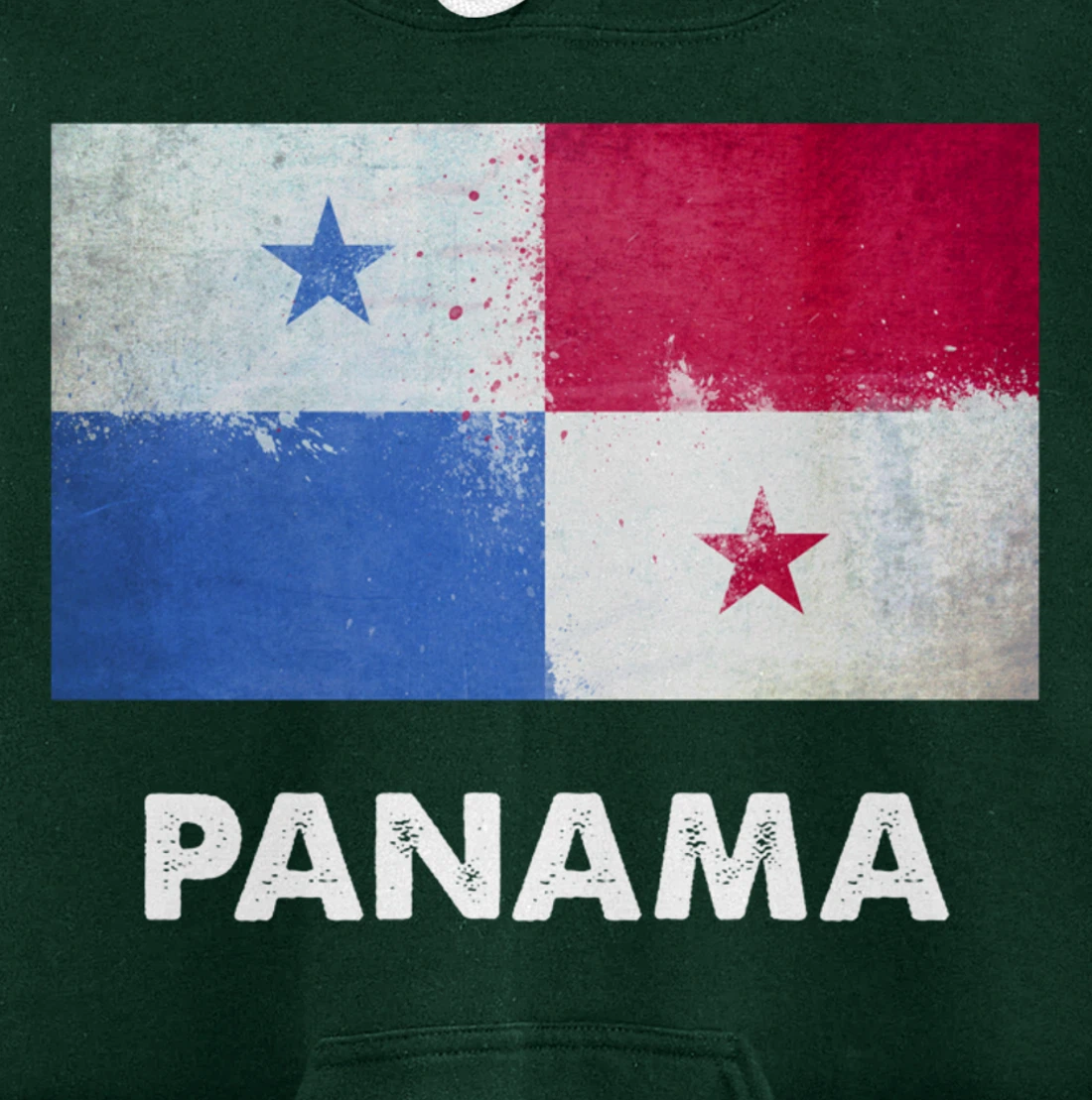 Panamanian Panama Flag Pullover Hoodie