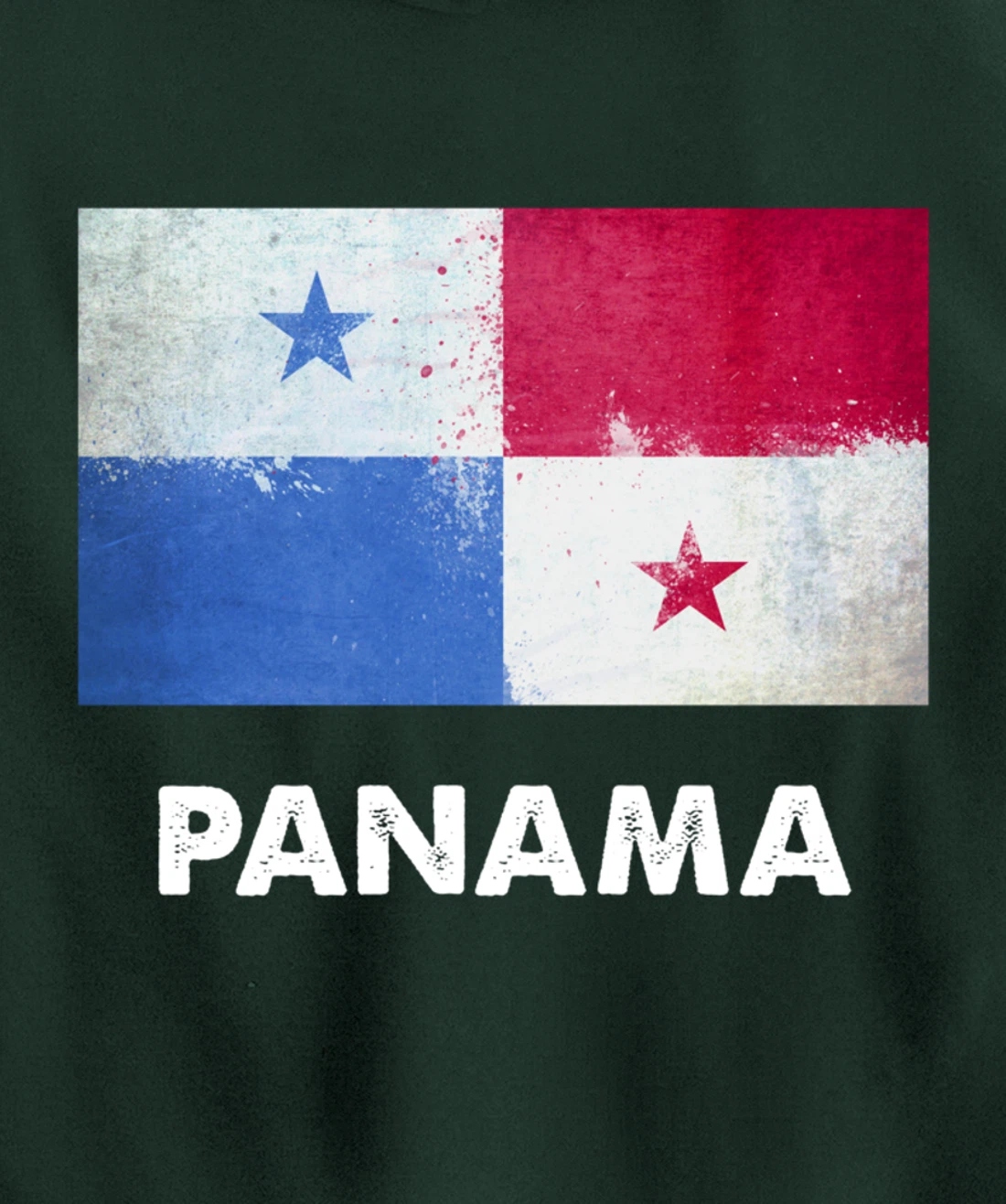 Panamanian Panama Flag Pullover Hoodie