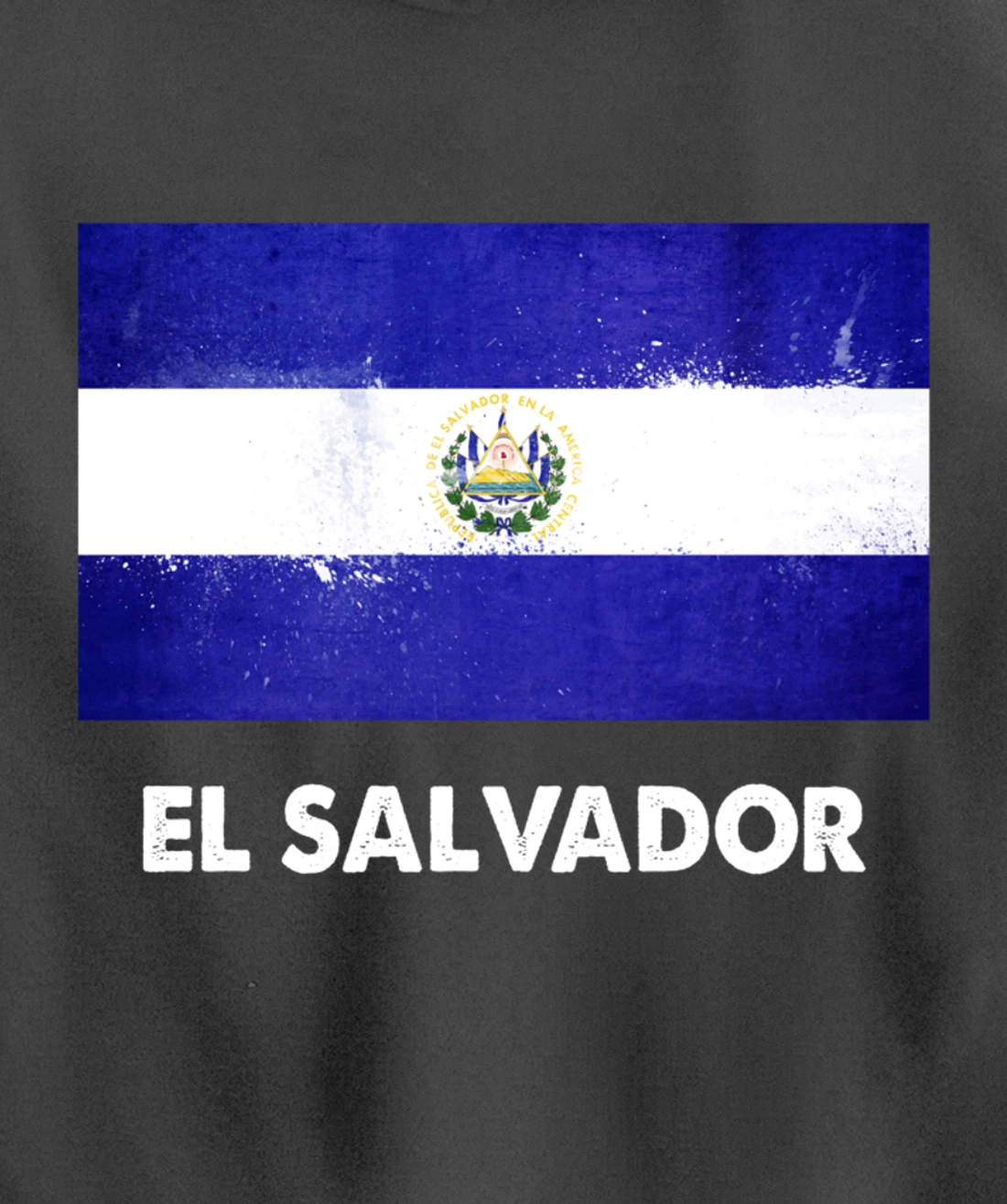 Salvadoran El Salvador Flag Pullover Hoodie