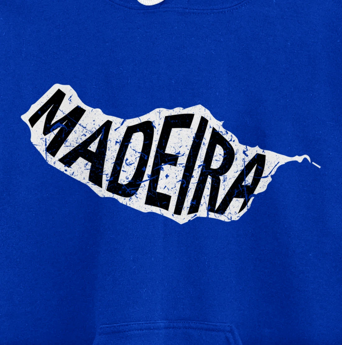 Madeira Map Silhouette Portugal Gift Pullover Hoodie