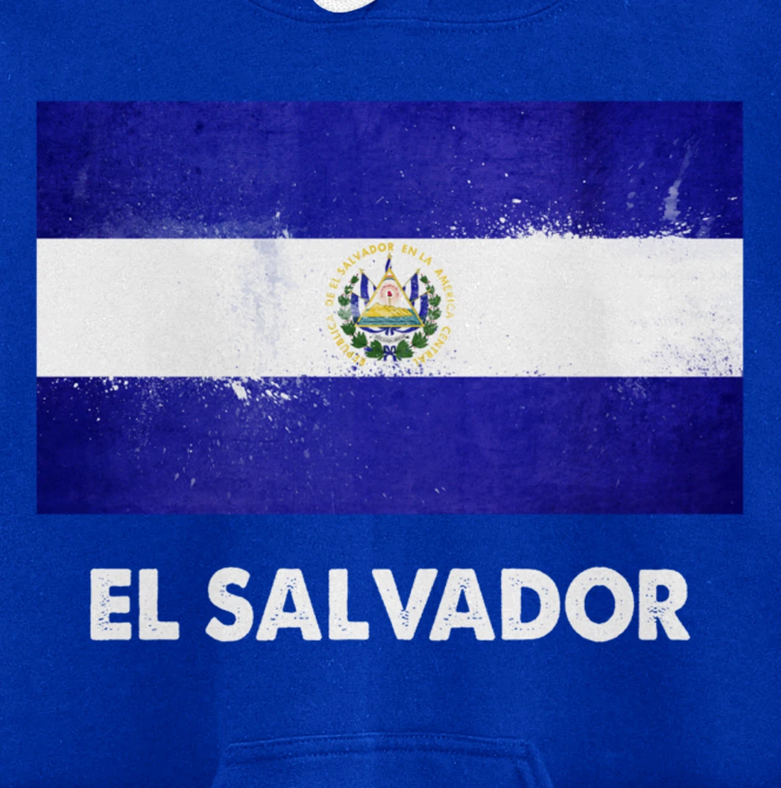 Salvadoran El Salvador Flag Pullover Hoodie