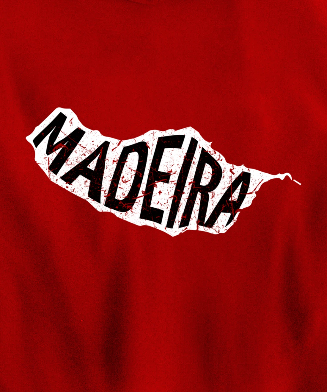 Madeira Map Silhouette Portugal Gift Pullover Hoodie