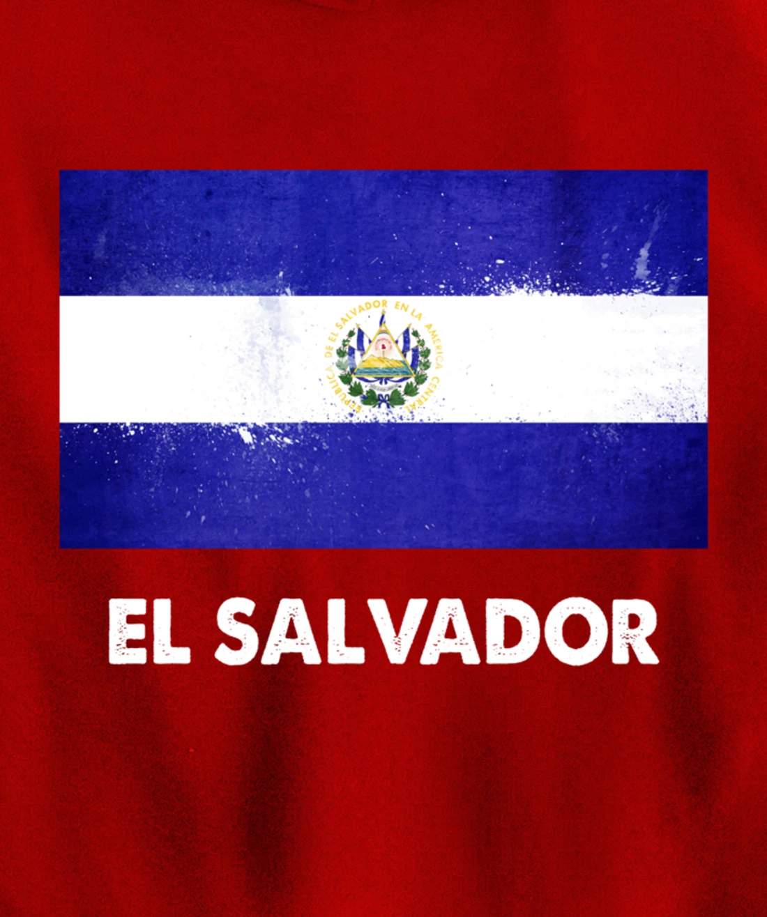 Salvadoran El Salvador Flag Pullover Hoodie