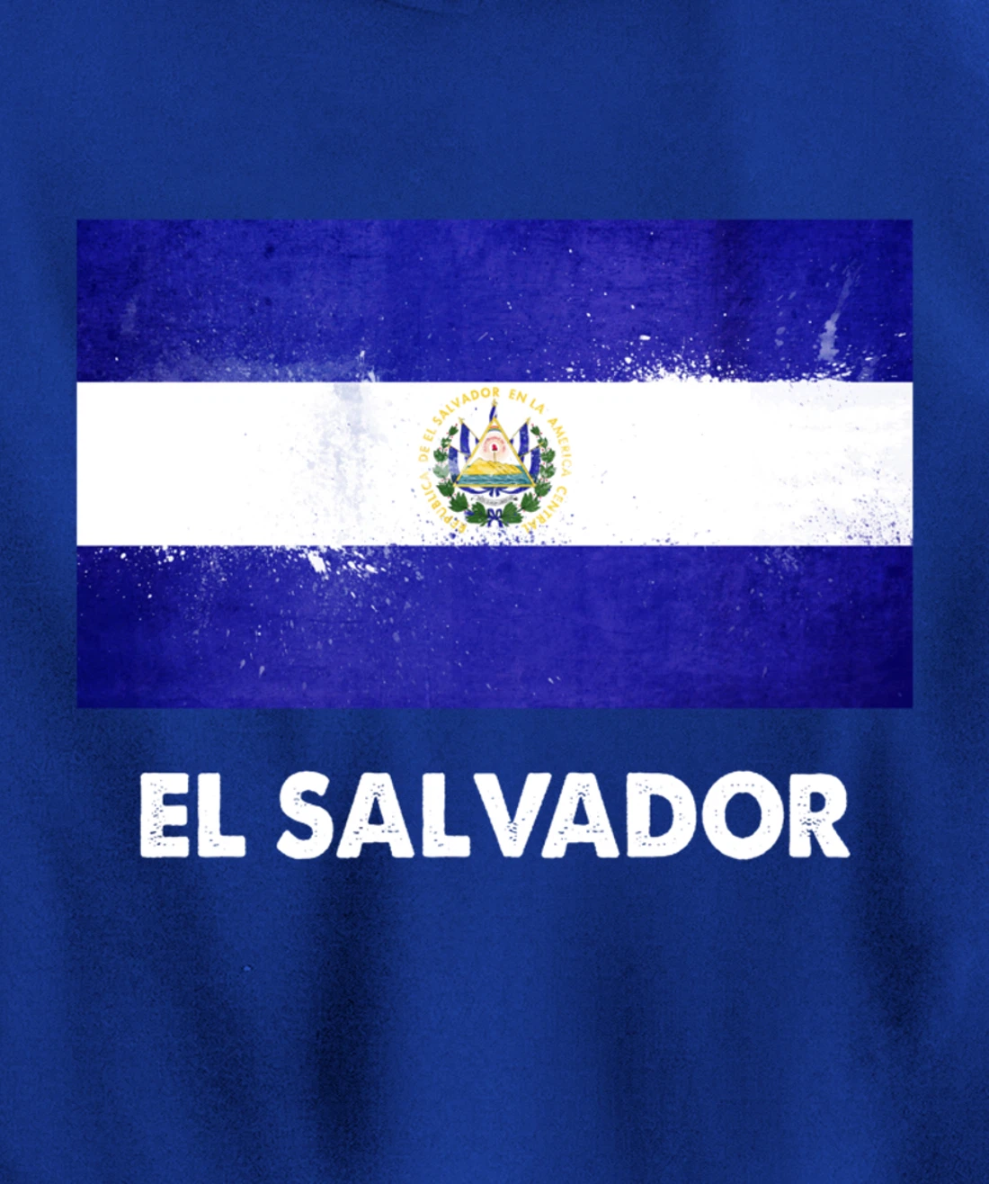 Salvadoran El Salvador Flag Pullover Hoodie