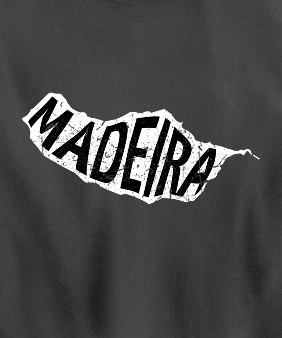 Madeira Map Silhouette Portugal Gift Pullover Hoodie