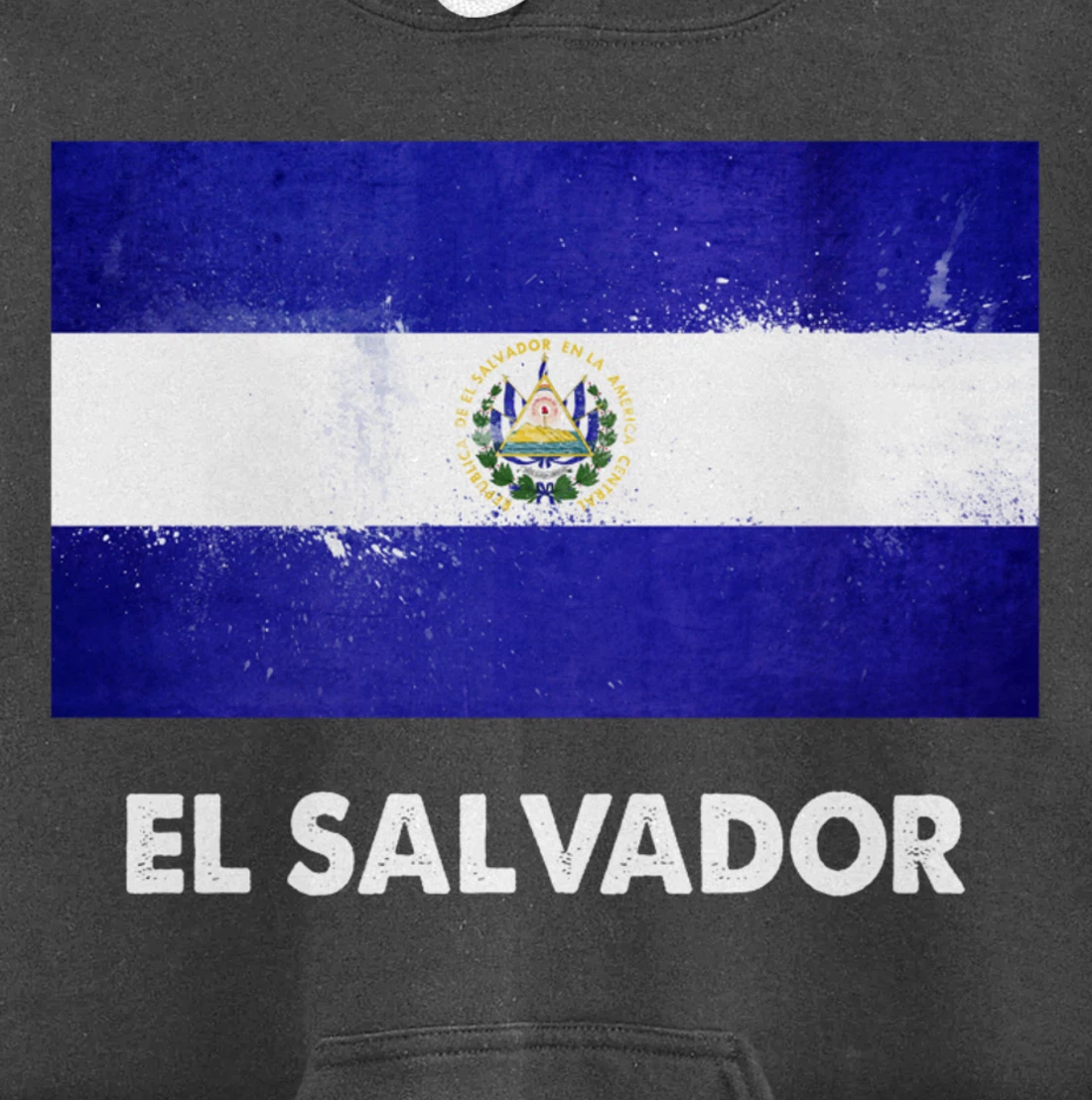 Salvadoran El Salvador Flag Pullover Hoodie