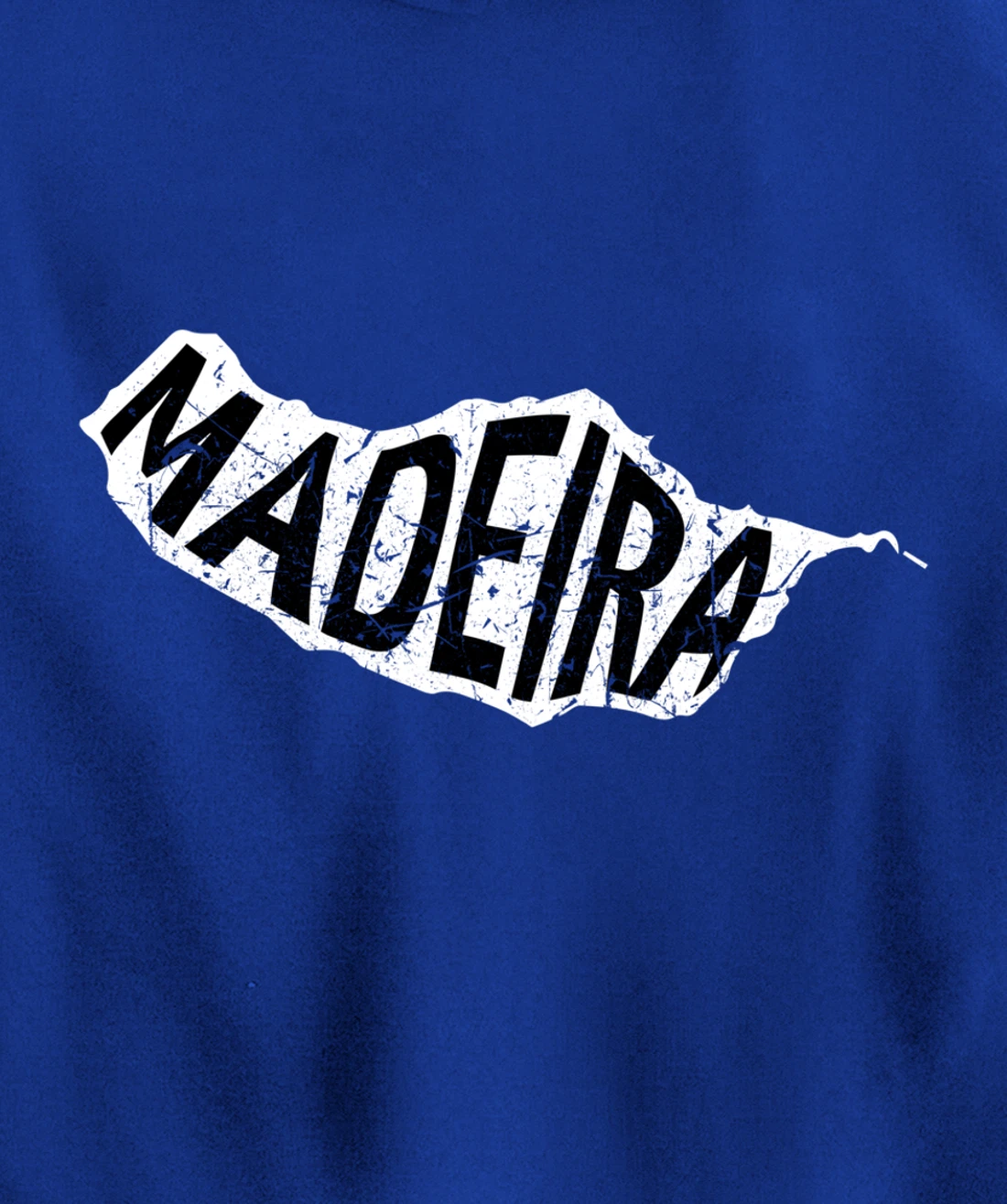 Madeira Map Silhouette Portugal Gift Pullover Hoodie