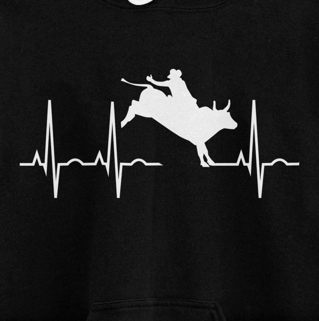 Bull Riding Hoodies for Men Women - Rodeo Lover Gift Pullover Hoodie