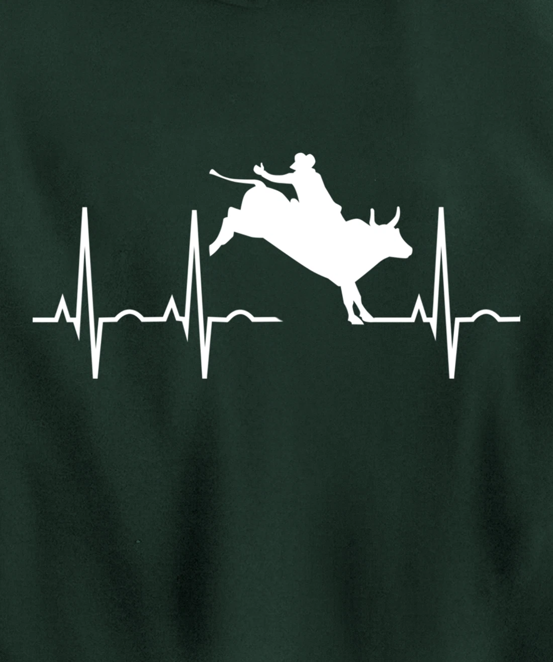 Bull Riding Hoodies for Men Women - Rodeo Lover Gift Pullover Hoodie