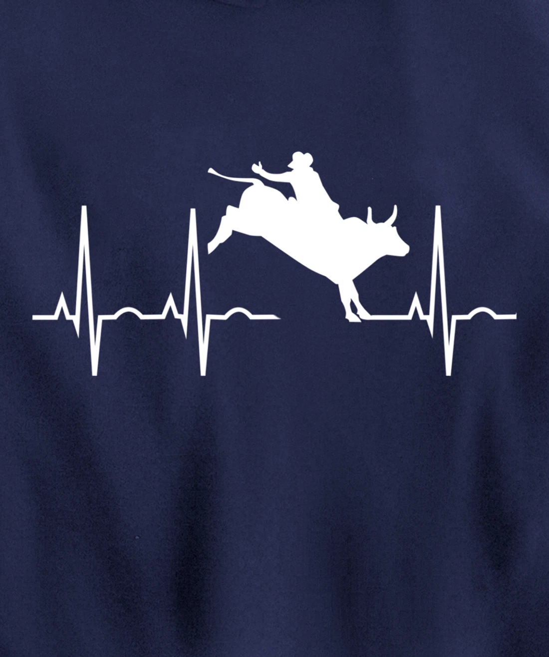 Bull Riding Hoodies for Men Women - Rodeo Lover Gift Pullover Hoodie