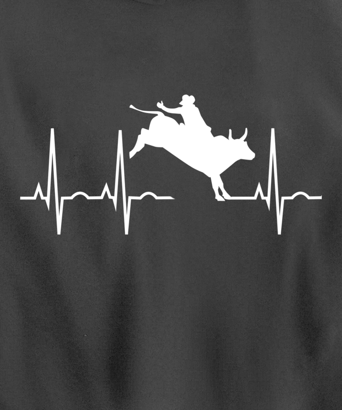 Bull Riding Hoodies for Men Women - Rodeo Lover Gift Pullover Hoodie