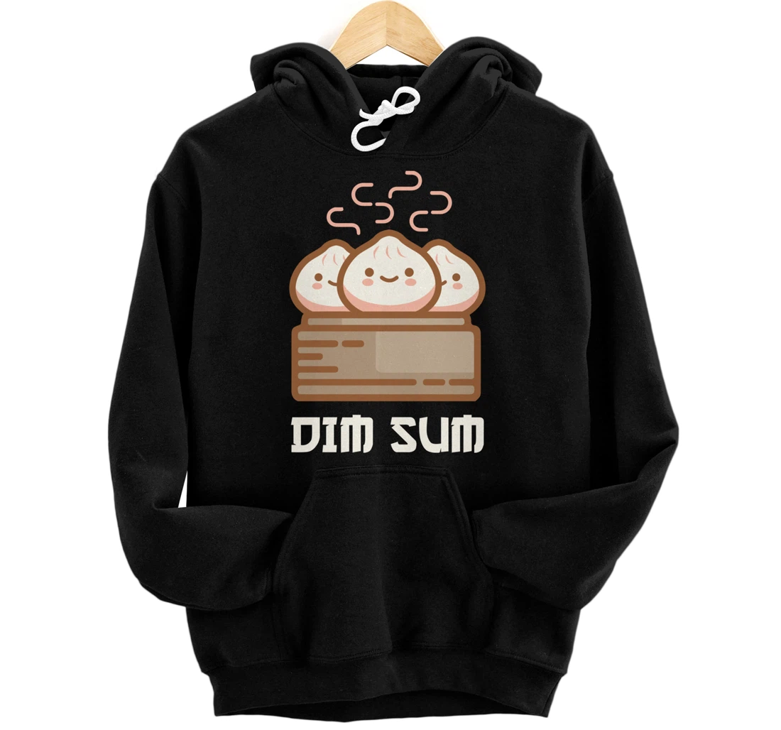 DIM SUM Funny Dumplings Asian Food Fan Gift Pullover Hoodie