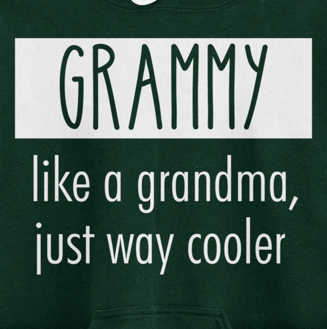 World's Best Grandma - Womens Grammy Definition Pullover Hoodie