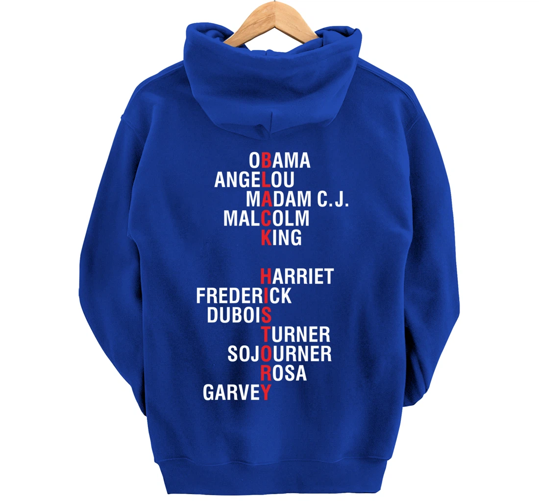 Influential Inspirational Black History Leaders Pullover Hoodie