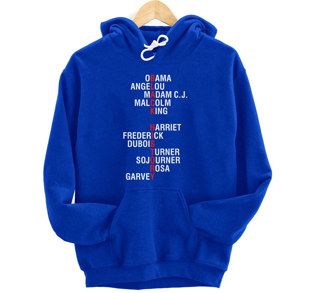 Influential Inspirational Black History Leaders Pullover Hoodie