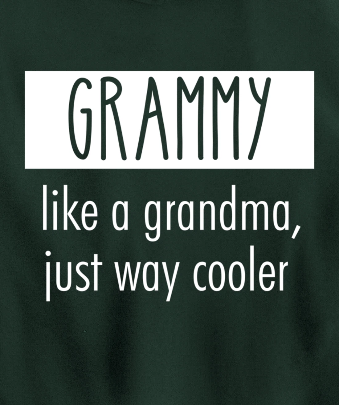 World's Best Grandma - Womens Grammy Definition Pullover Hoodie