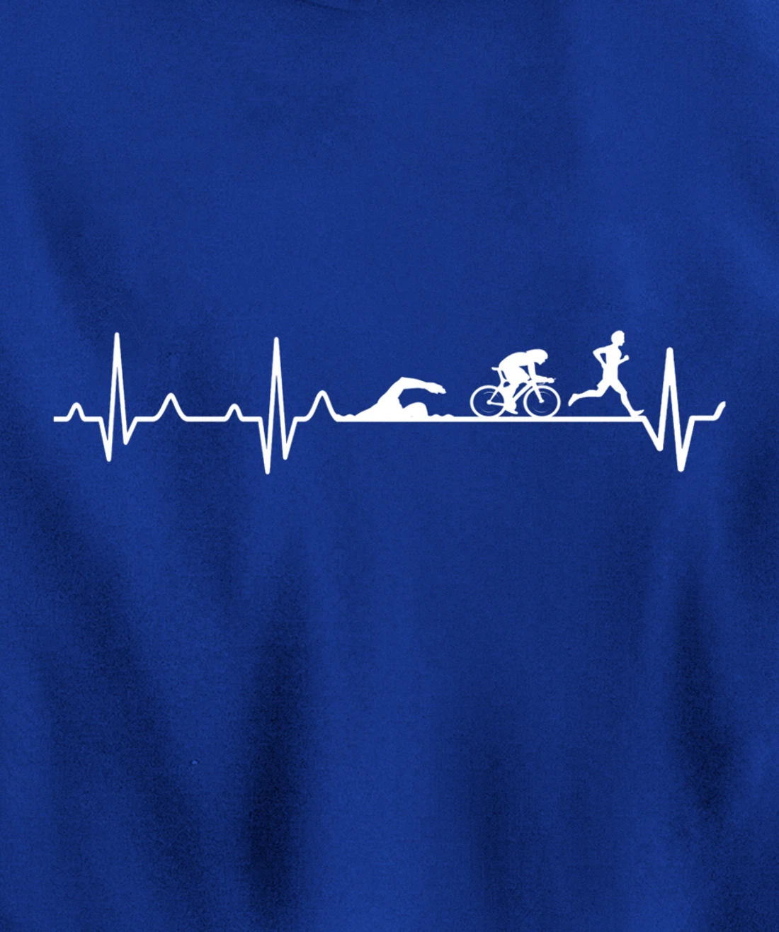 Triathlon Heartbeat Pullover - Marathon, Running Hoodie Pullover Hoodie