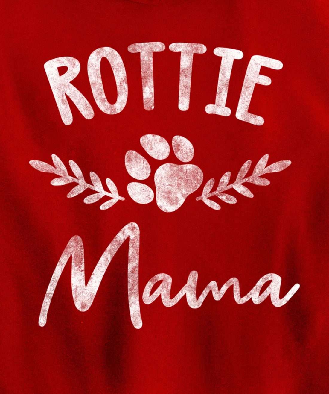 Rottie Mama Design For Rottweilier Mom - Rottie Mom Pullover Hoodie