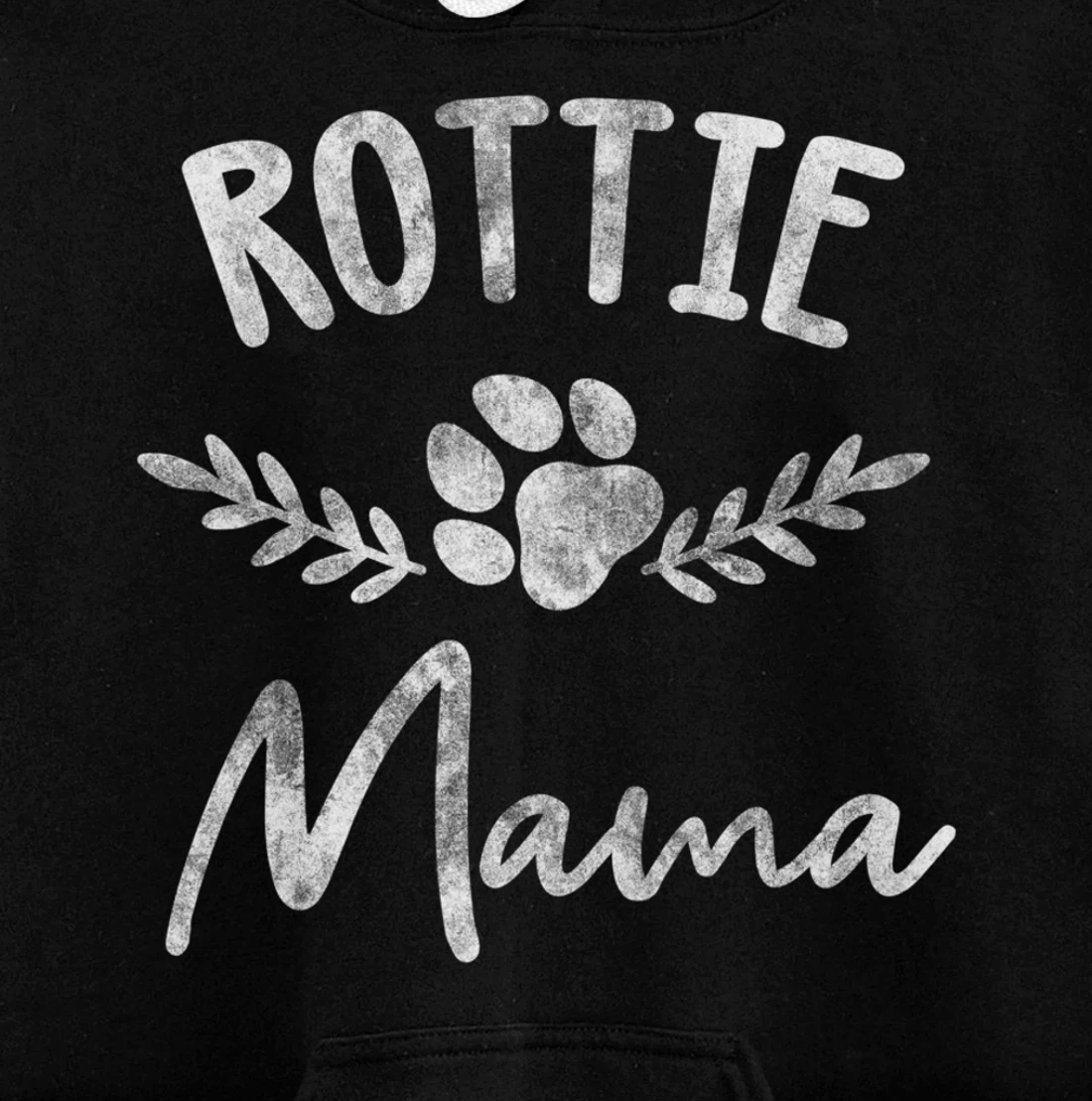 Rottie Mama Design For Rottweilier Mom - Rottie Mom Pullover Hoodie