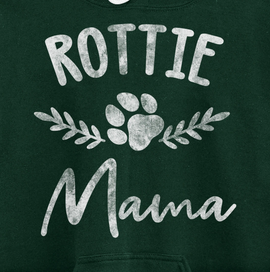 Rottie Mama Design For Rottweilier Mom - Rottie Mom Pullover Hoodie