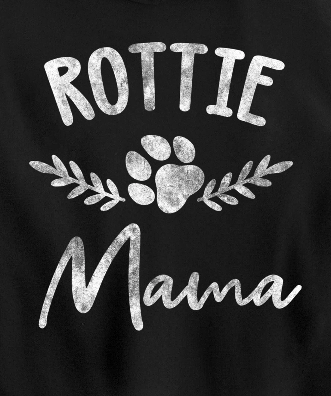 Rottie Mama Design For Rottweilier Mom - Rottie Mom Pullover Hoodie