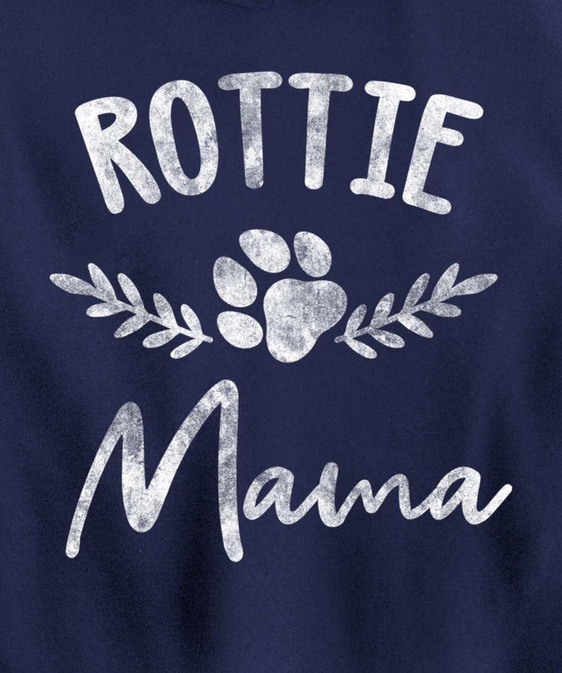 Rottie Mama Design For Rottweilier Mom - Rottie Mom Pullover Hoodie