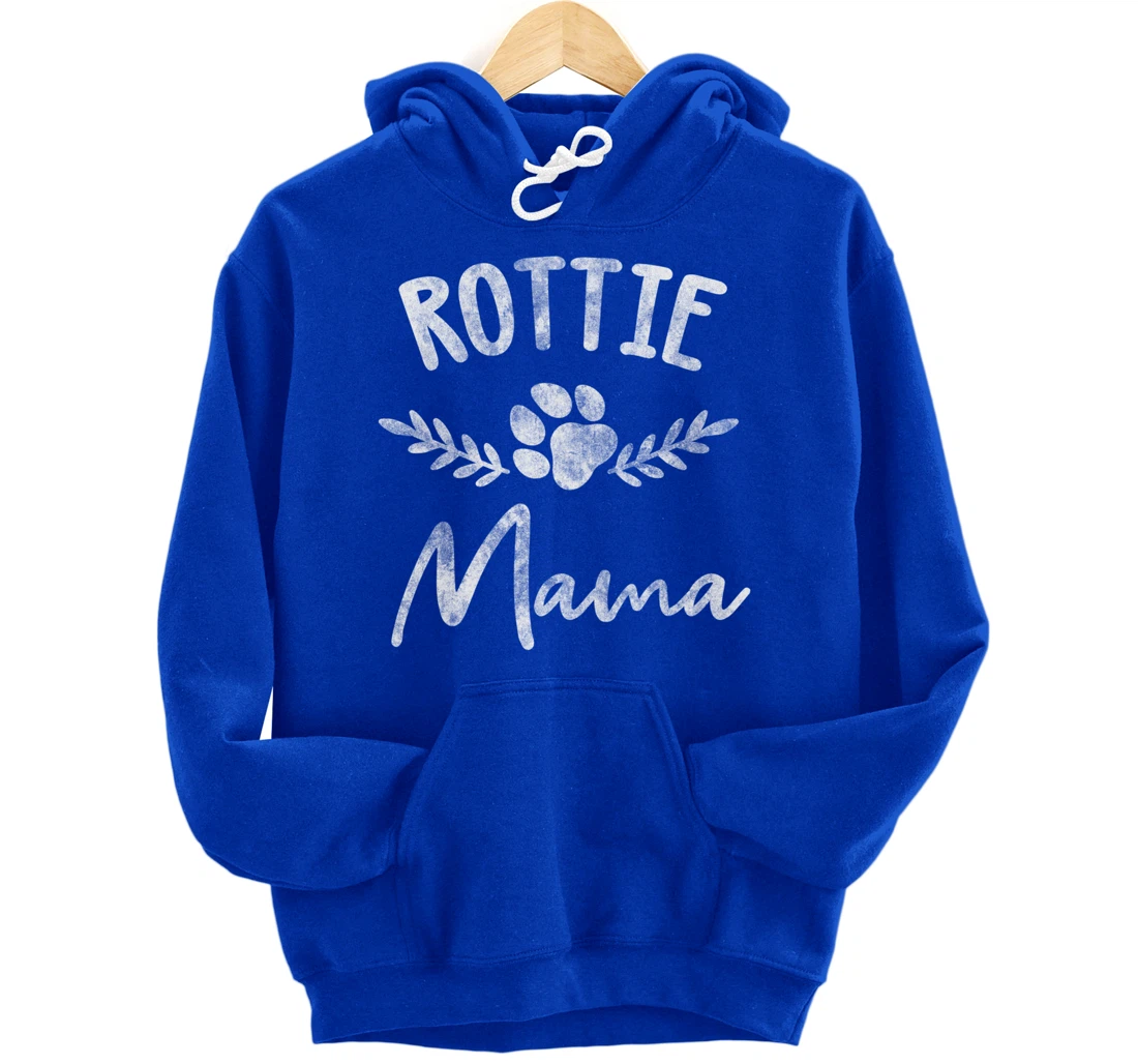 Rottie Mama Design For Rottweilier Mom - Rottie Mom Pullover Hoodie