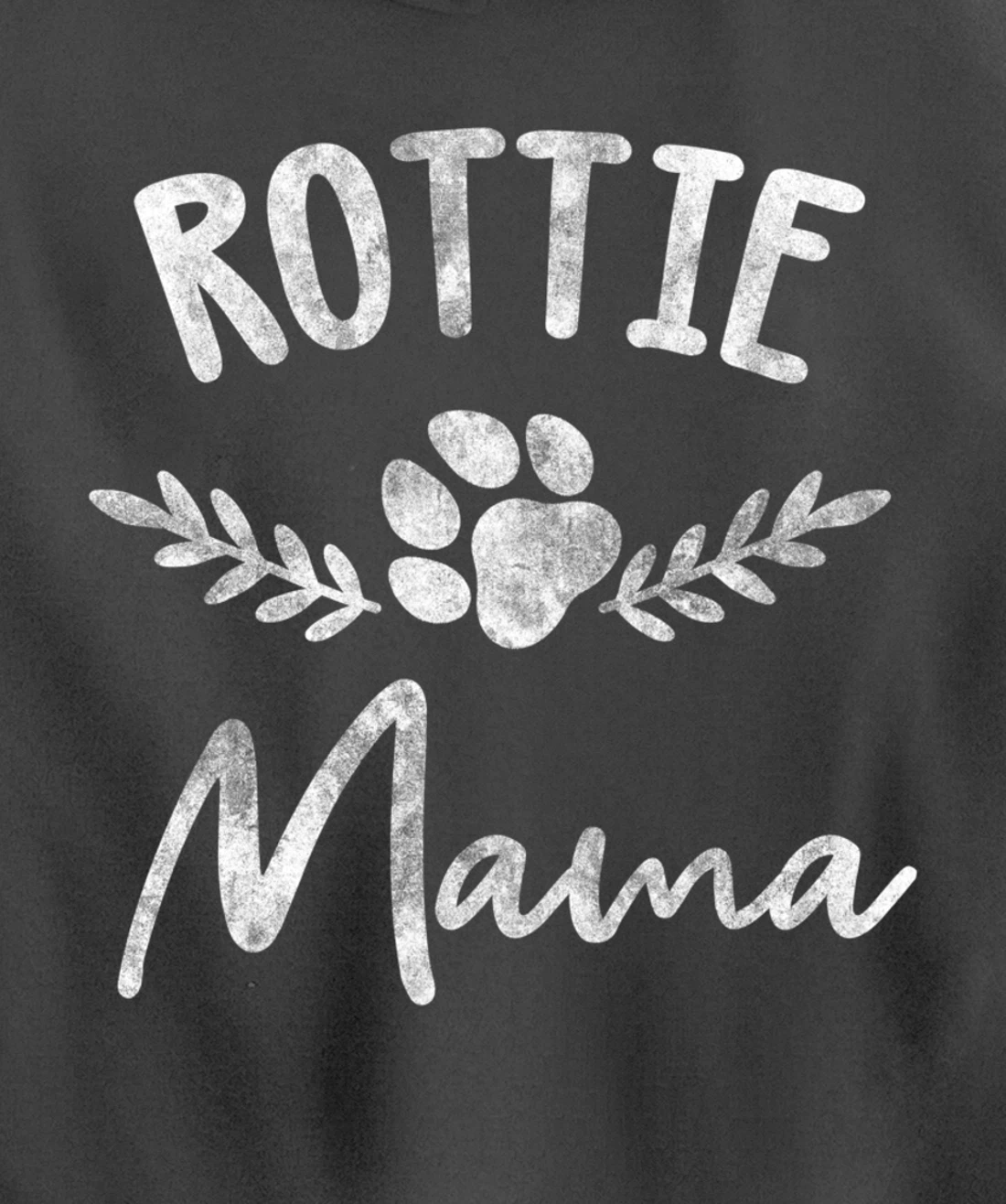 Rottie Mama Design For Rottweilier Mom - Rottie Mom Pullover Hoodie