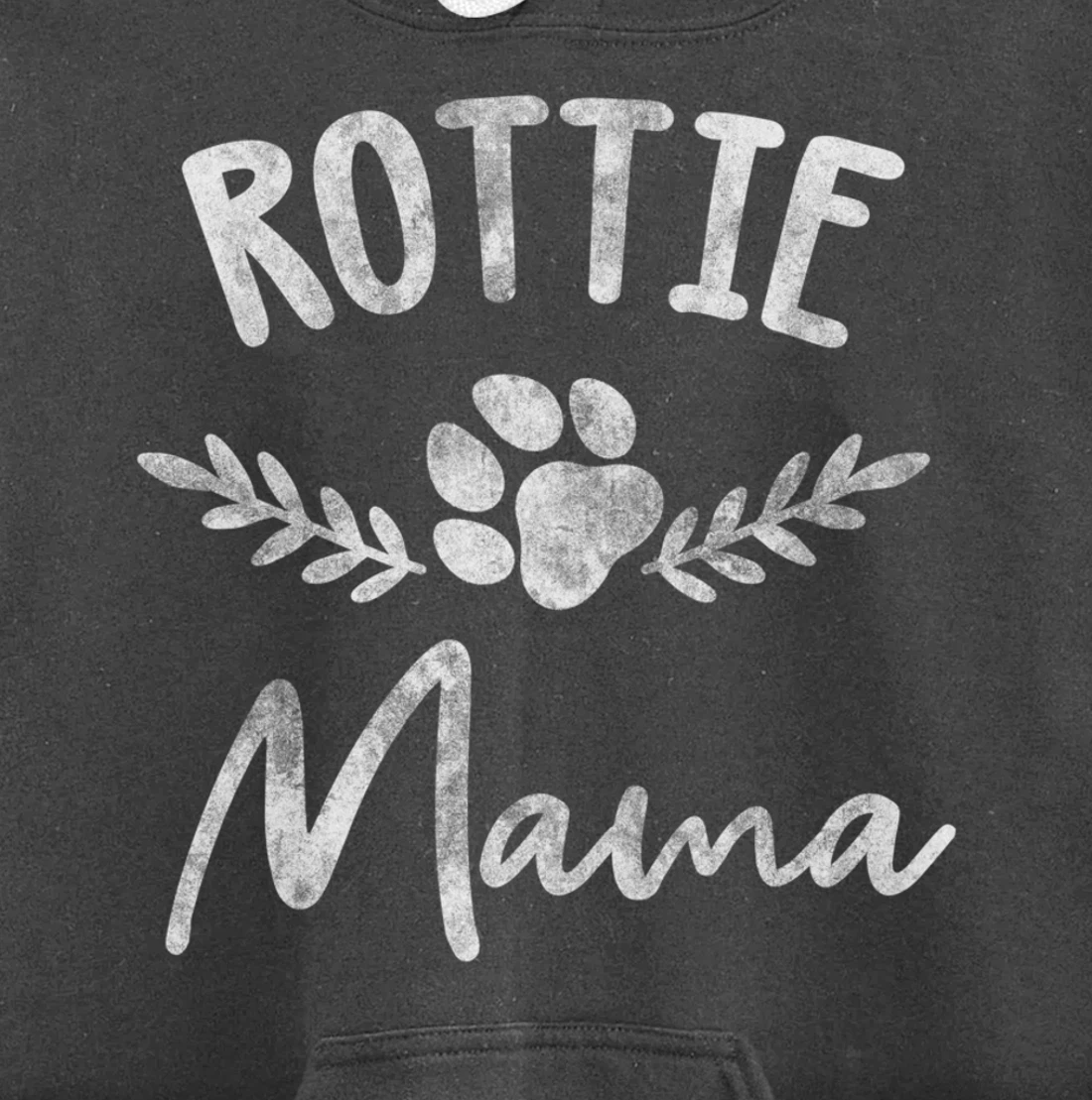 Rottie Mama Design For Rottweilier Mom - Rottie Mom Pullover Hoodie