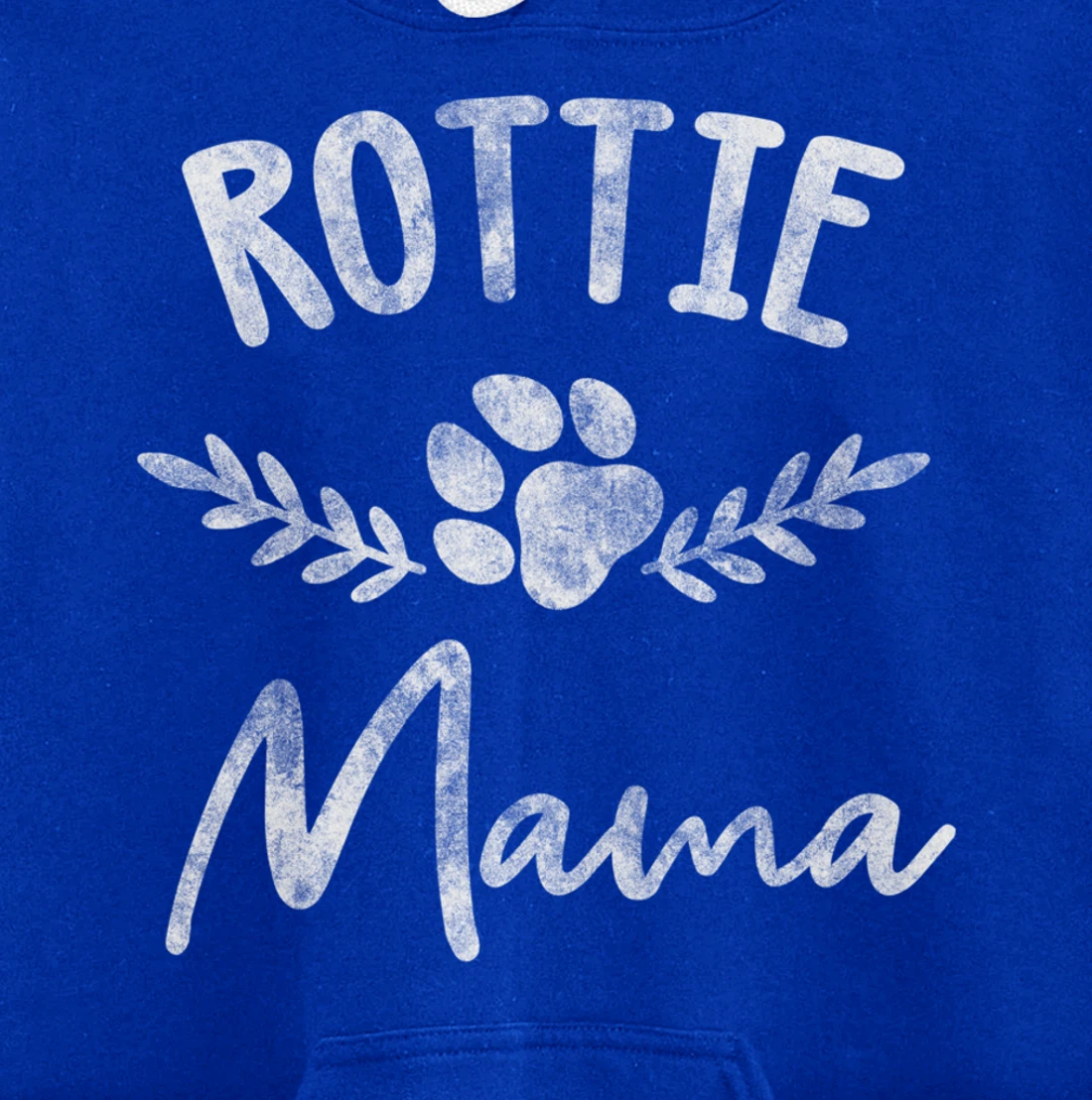 Rottie Mama Design For Rottweilier Mom - Rottie Mom Pullover Hoodie