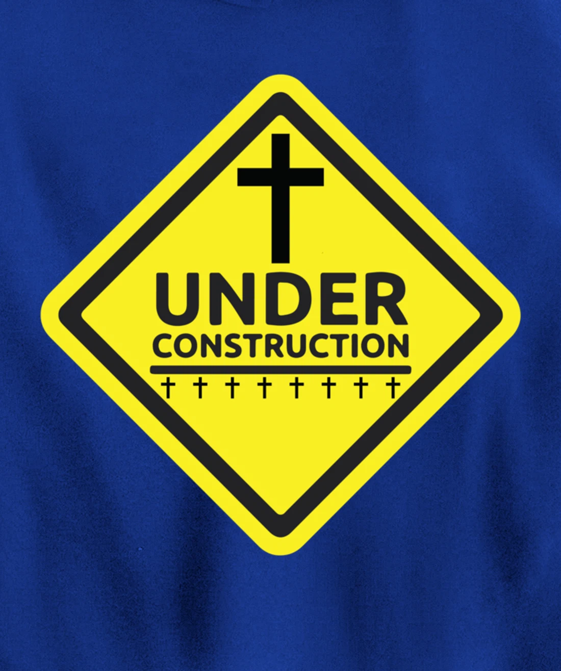 Under Construction Jesus Christian Pullover Hoodie