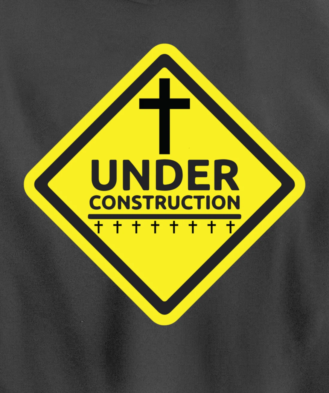 Under Construction Jesus Christian Pullover Hoodie