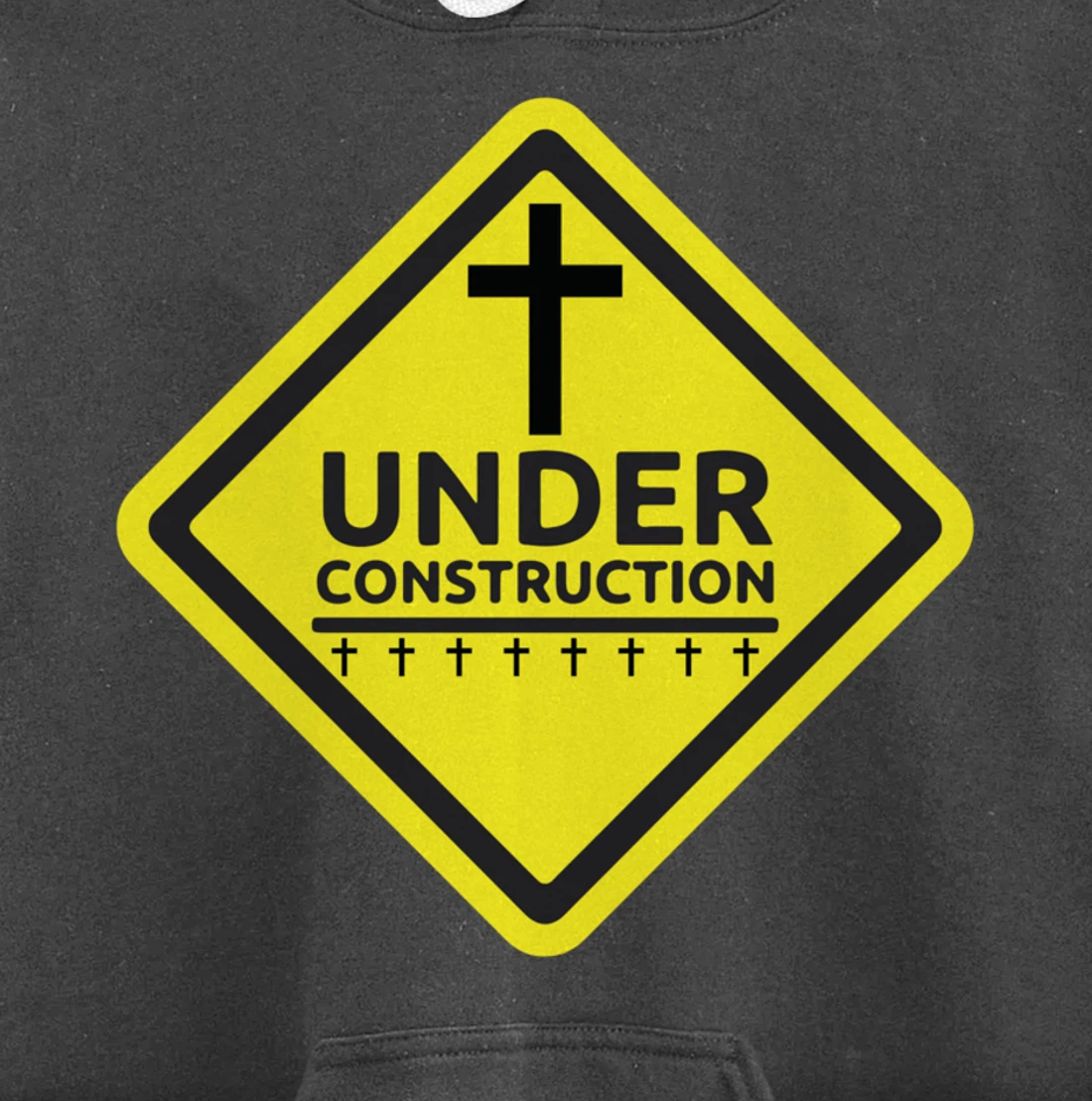 Under Construction Jesus Christian Pullover Hoodie