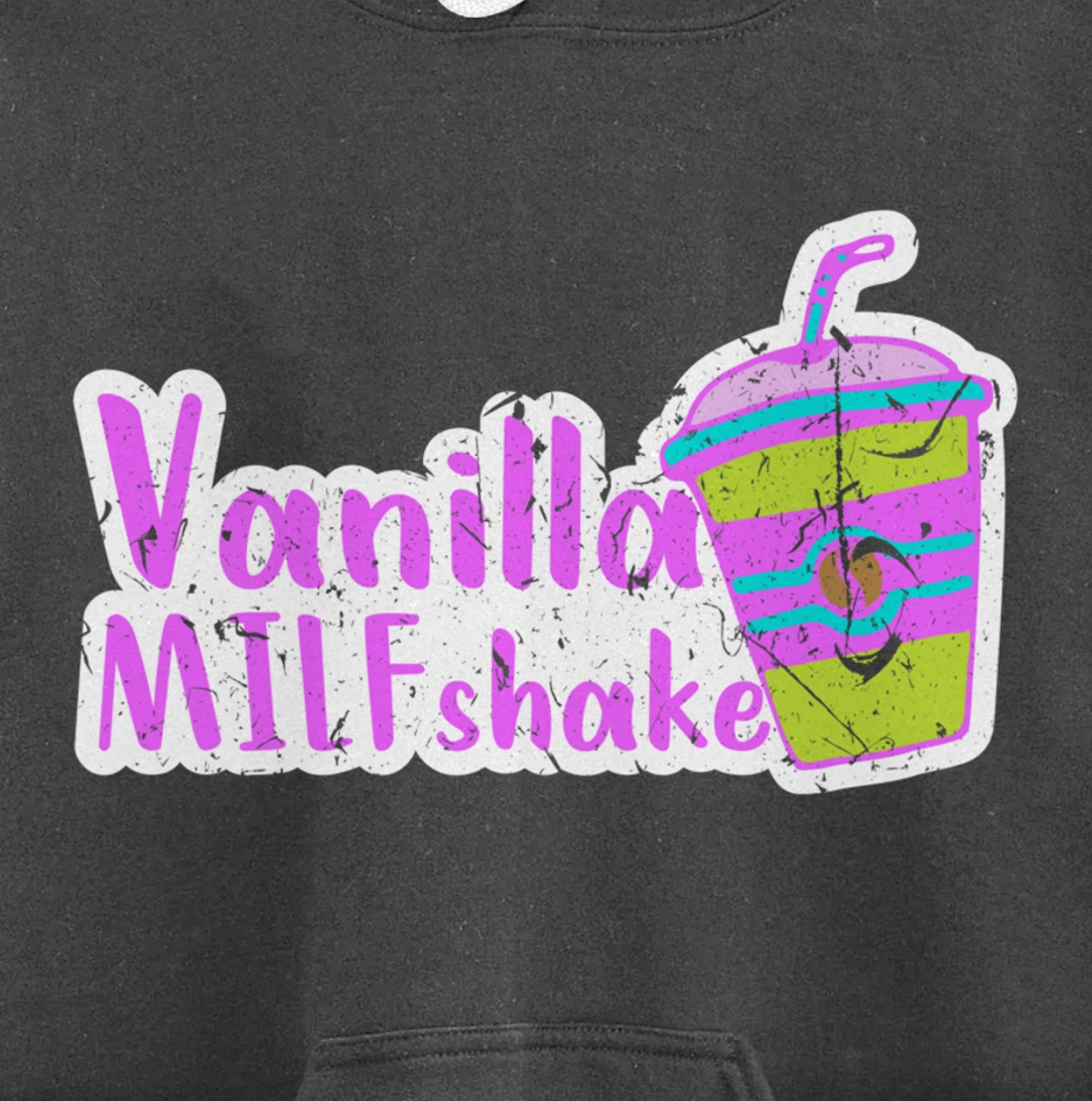 Vanilla MILFshake Funny MILF New Mom Hot Mom Pullover Hoodie