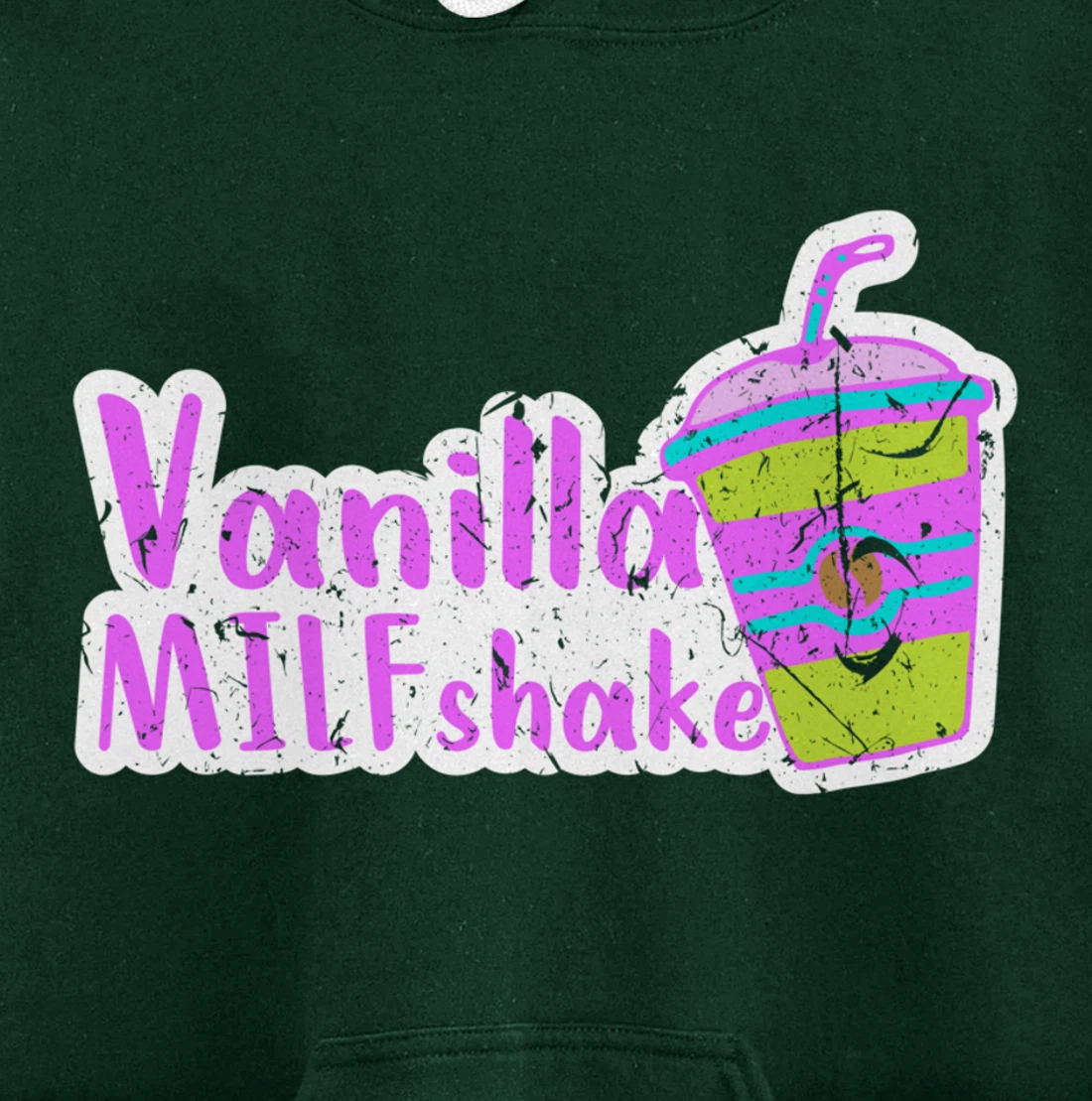 Vanilla MILFshake Funny MILF New Mom Hot Mom Pullover Hoodie