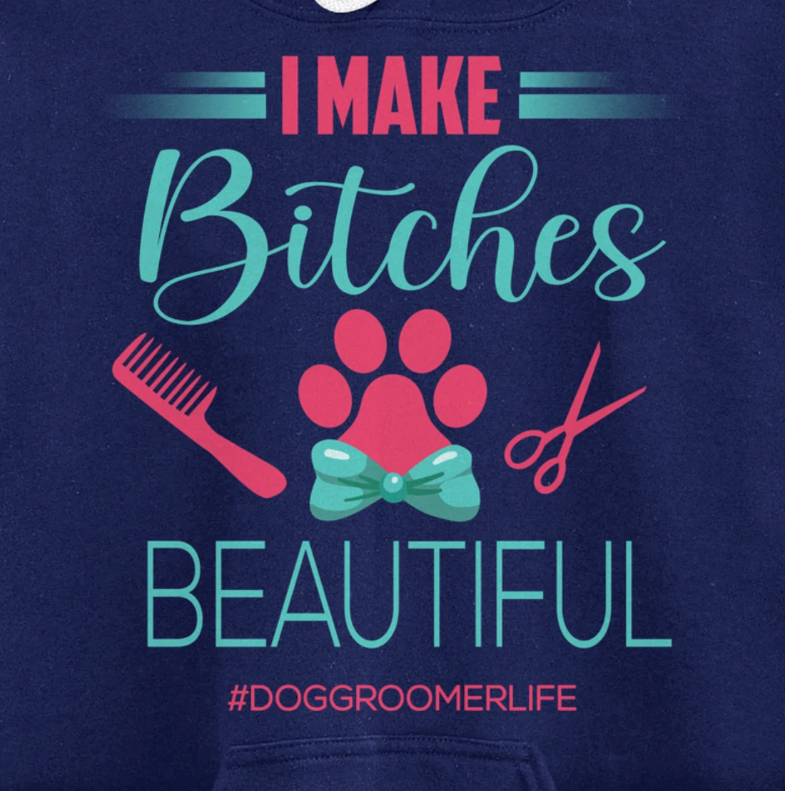 Dog Groomer Shirt Dog Grooming Outfit Funny Dog Groomer Gift Pullover Hoodie