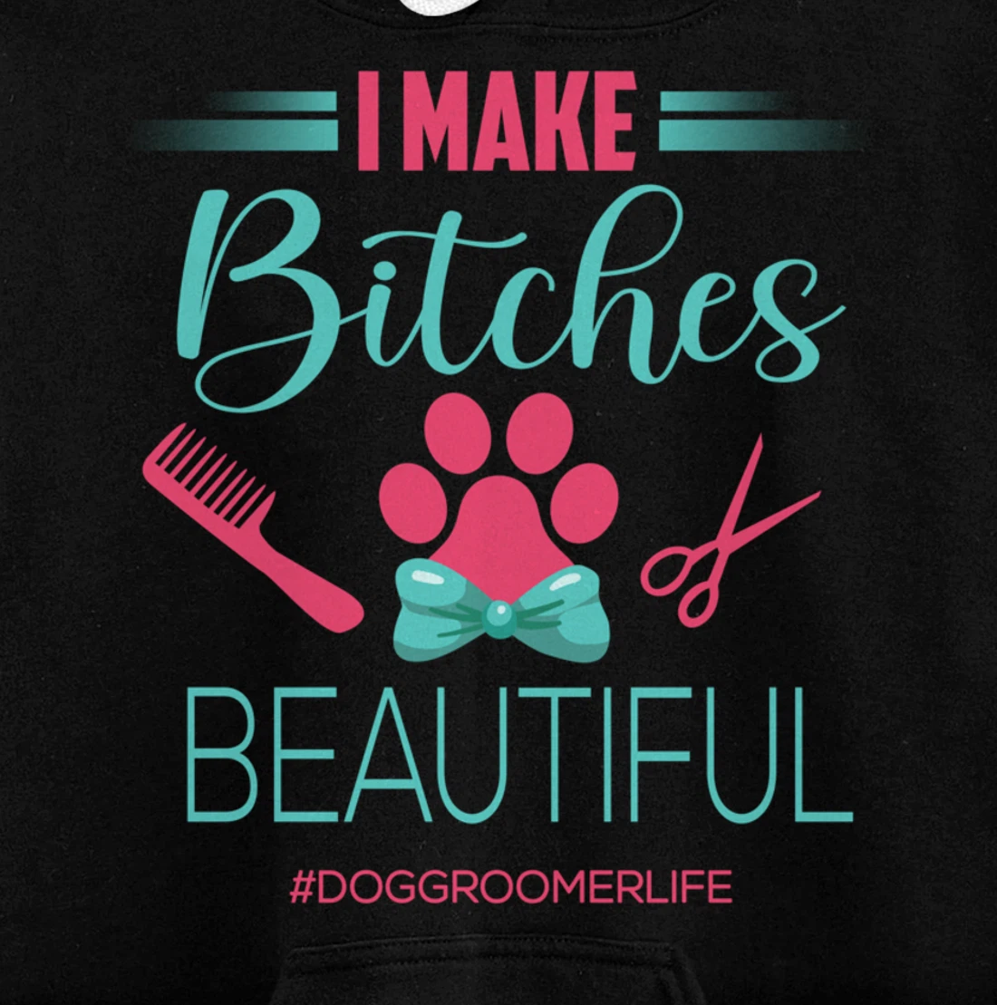 Dog Groomer Shirt Dog Grooming Outfit Funny Dog Groomer Gift Pullover Hoodie