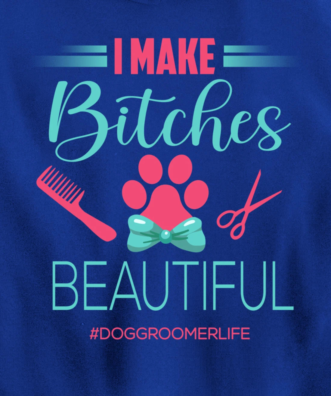 Dog Groomer Shirt Dog Grooming Outfit Funny Dog Groomer Gift Pullover Hoodie