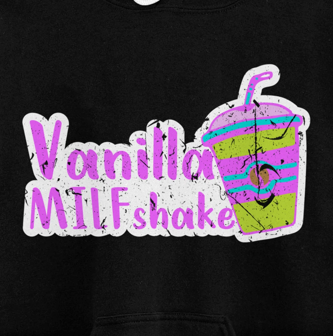 Vanilla MILFshake Funny MILF New Mom Hot Mom Pullover Hoodie