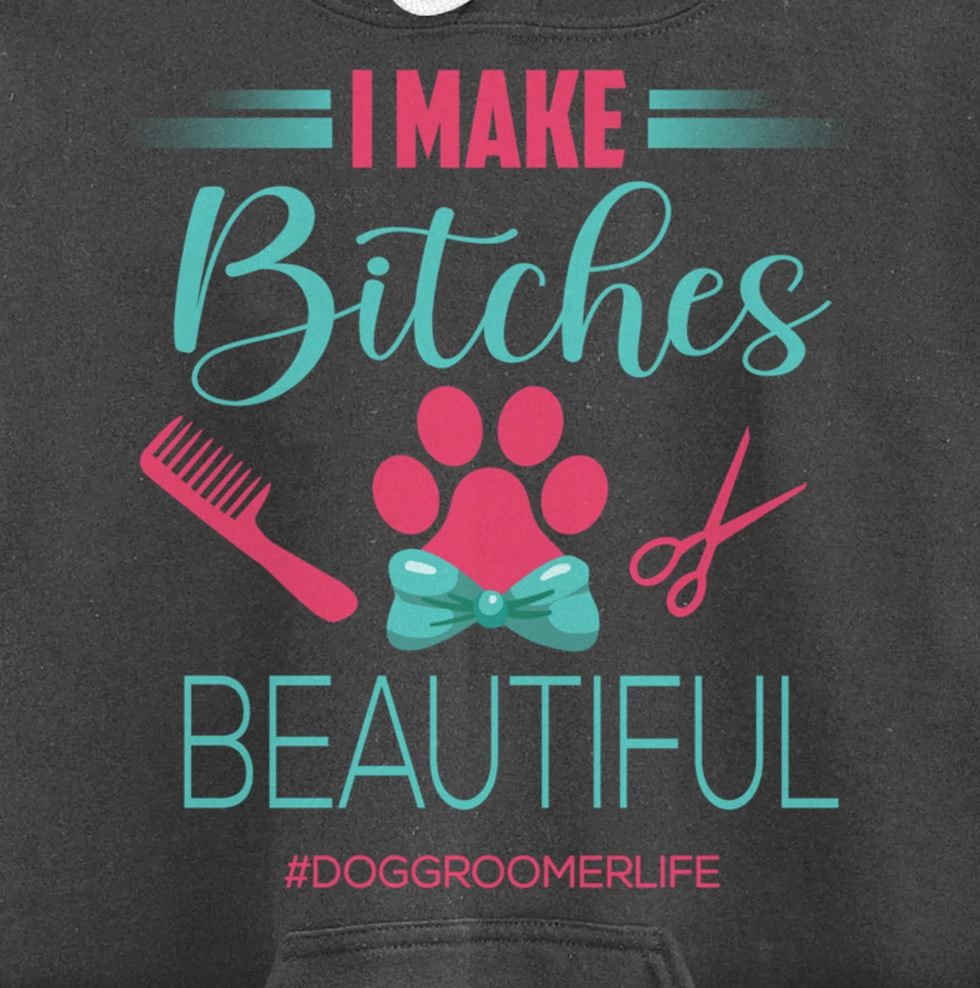 Dog Groomer Shirt Dog Grooming Outfit Funny Dog Groomer Gift Pullover Hoodie