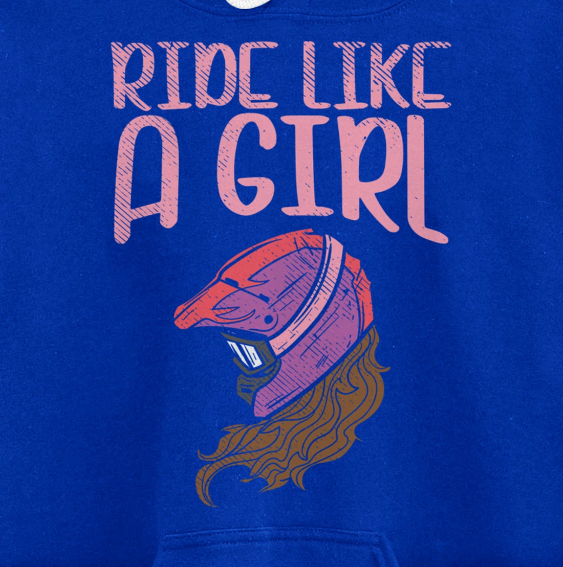 Ride Like A Girl Motocross Dirt Bike Motorcycle Racing Gift Pullover Hoodie