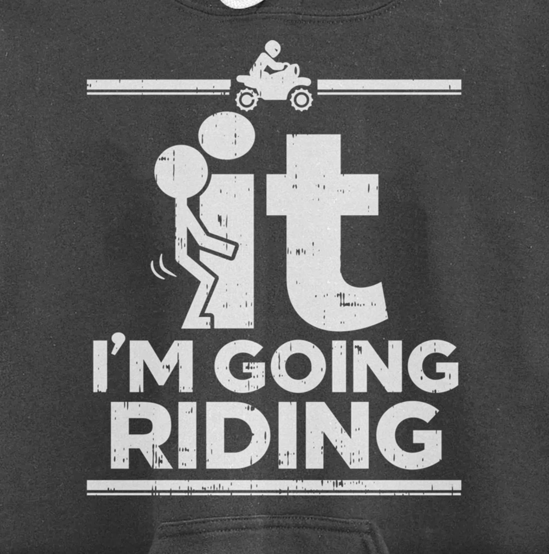 F It Im Going Riding Dirt Bike Motocross Track Racing Gift Pullover Hoodie