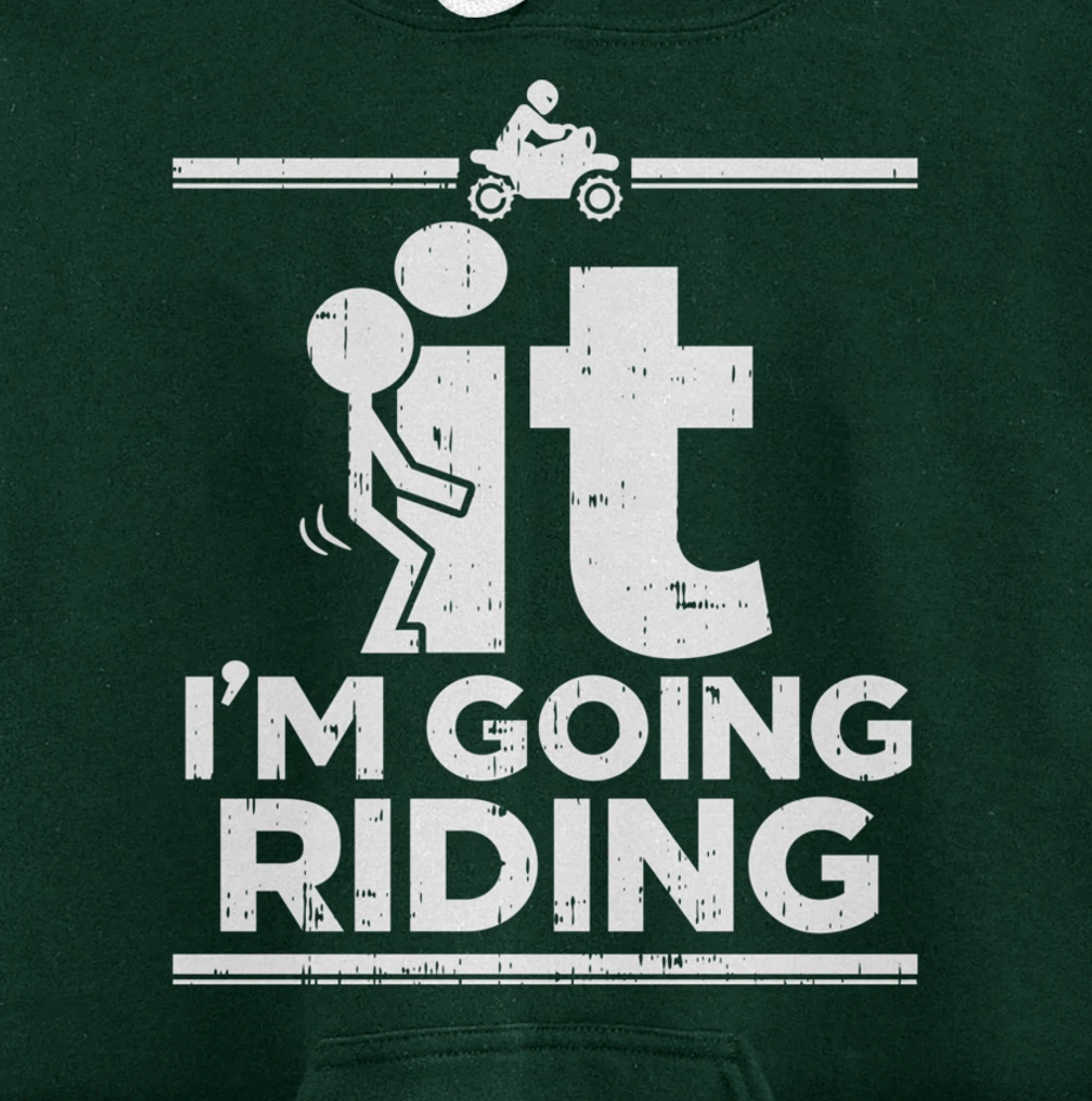 F It Im Going Riding Dirt Bike Motocross Track Racing Gift Pullover Hoodie