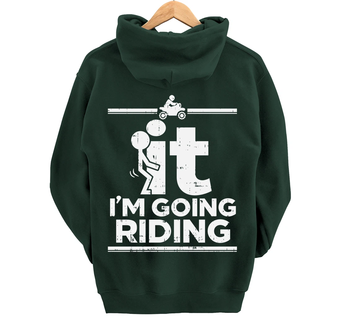 F It Im Going Riding Dirt Bike Motocross Track Racing Gift Pullover Hoodie