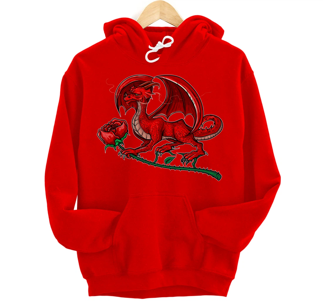 Dragon Fantasy Mythical Dragon Lover Pullover Hoodie