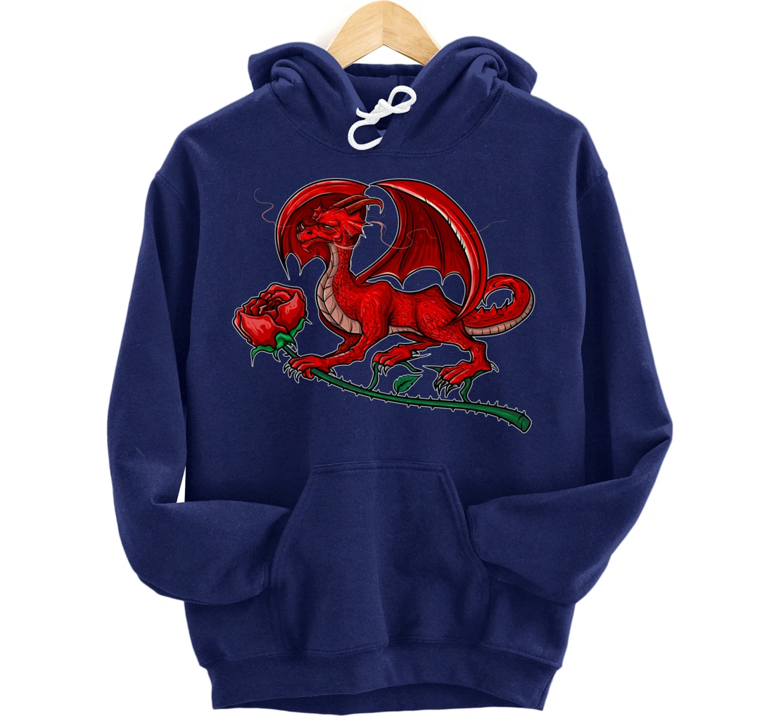 Dragon Fantasy Mythical Dragon Lover Pullover Hoodie